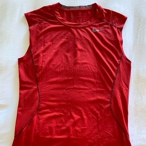 Nike pro combat fitted dri-fit sleeveless shirt